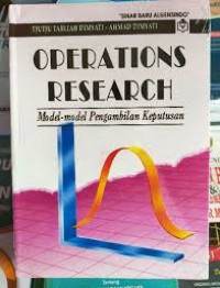 Image of Operations Research  Model-model Pengambilan Keputusan