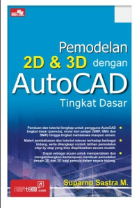 Image of Pemodelan 2D & 3D dengan AutoCAD tingkat dasar