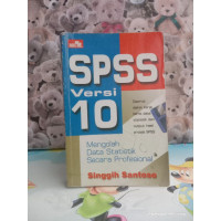 Image of SPSS Versi 10 : Mengolah Data Statistik Secara Profesional